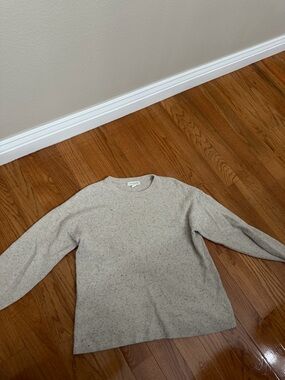 Treasure & Bond Neutral Speckled Crewneck Sweater